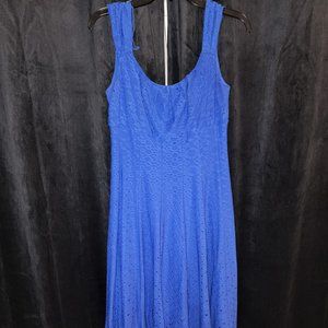London Times Blue Mini Dress - Size 6